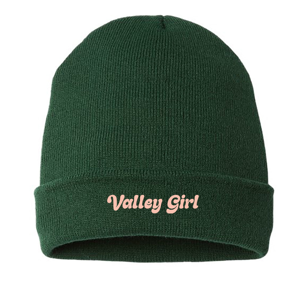 Valley Girl Light Peach Beanie