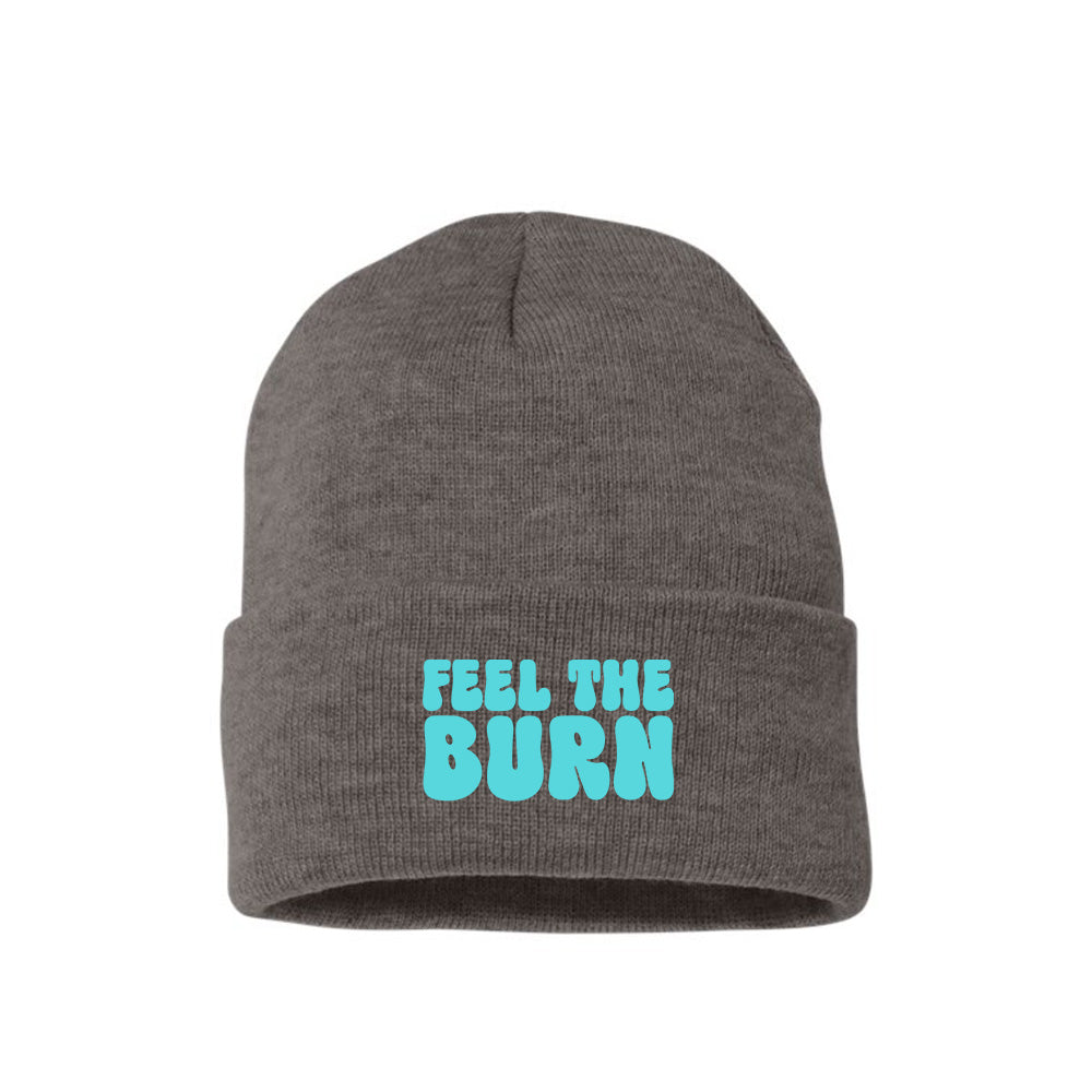 Feel The Burn Cyan Beanie