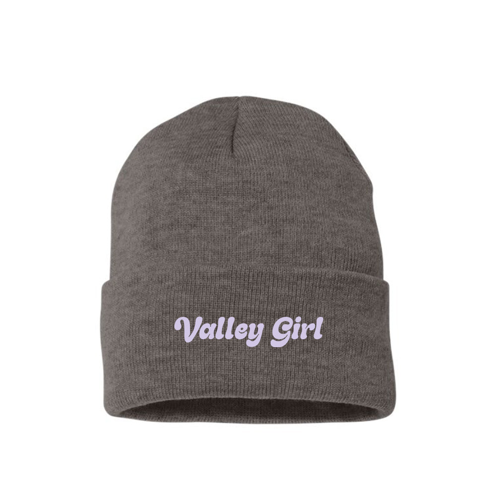 Valley Girl Light Purple Beanie