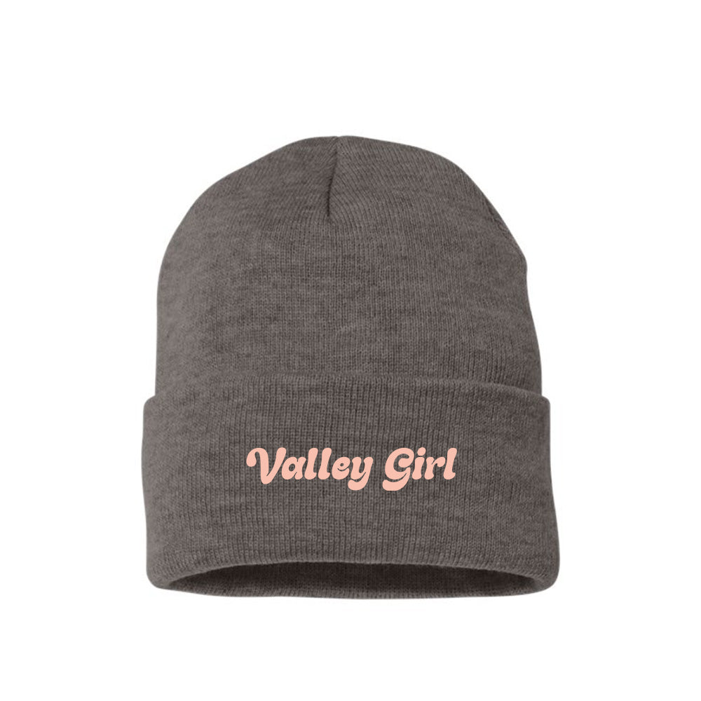 Valley Girl Light Peach Beanie