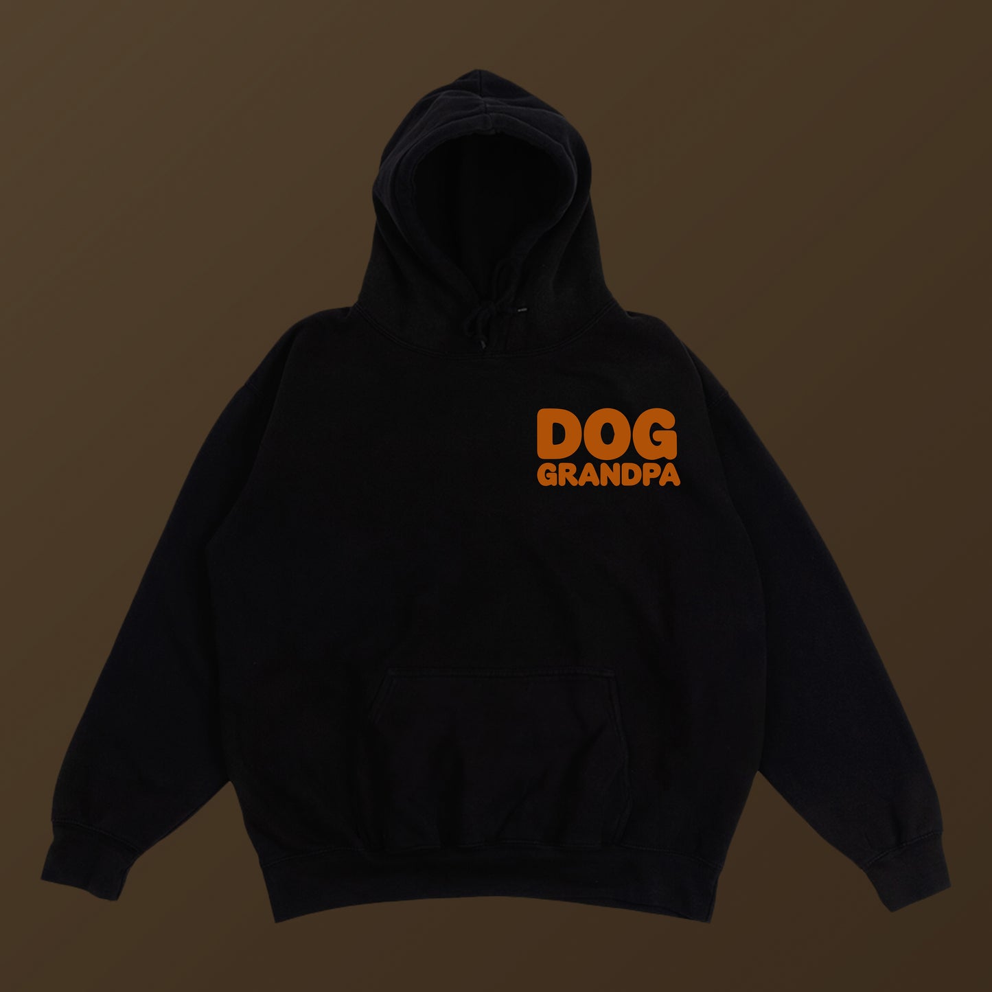 Dog Grandpa Gold Brown Hoodie