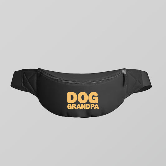 Dog Grandpa Black Fanny Pack