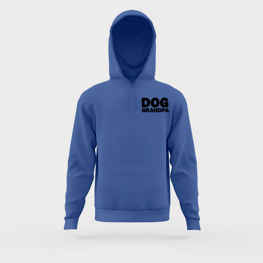 Dog Grandpa Black Hoodie