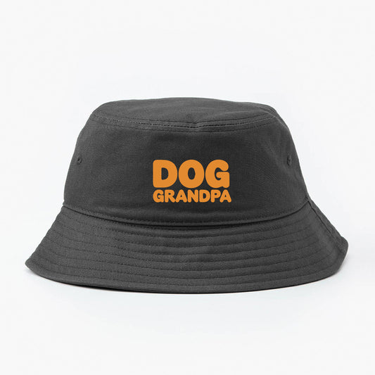 Dog Grandpa Gold Yellow Bucket Hat