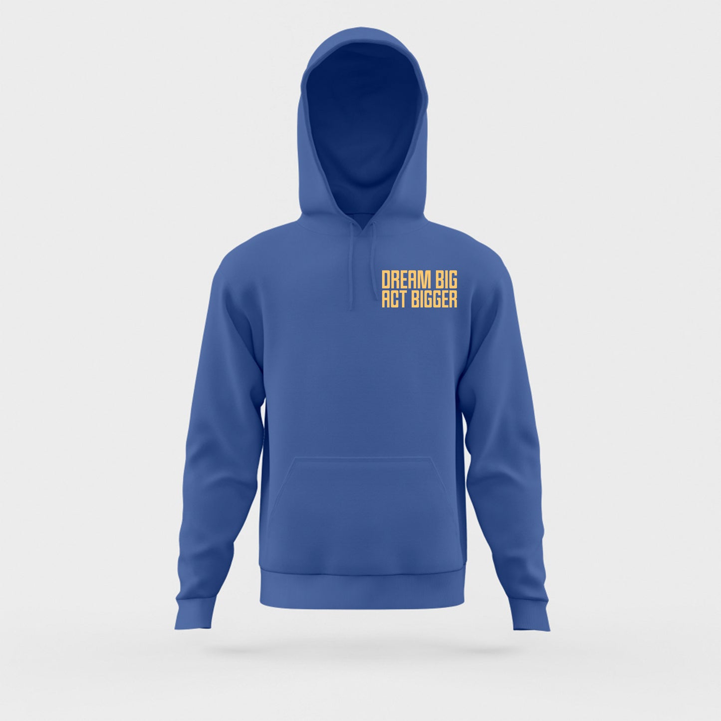 Dream Big Act Bigger MLK Yellow Hoodie