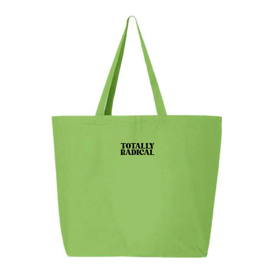 Totally Radical Black Tote Bag