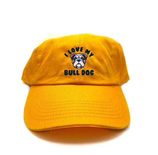 I Love My Bull Dog Dat Hat