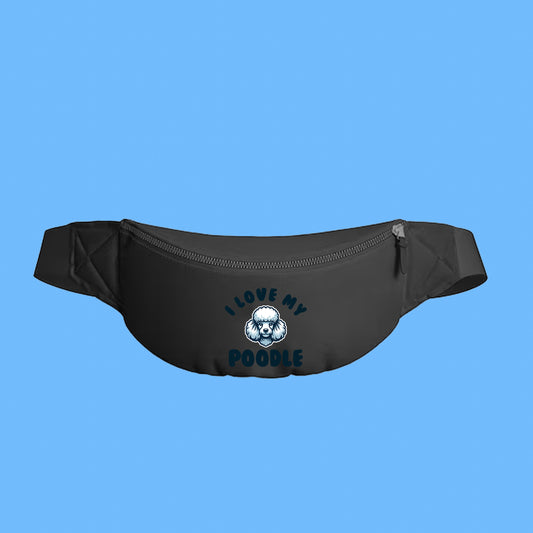 I Love My Poodle Fanny Pack