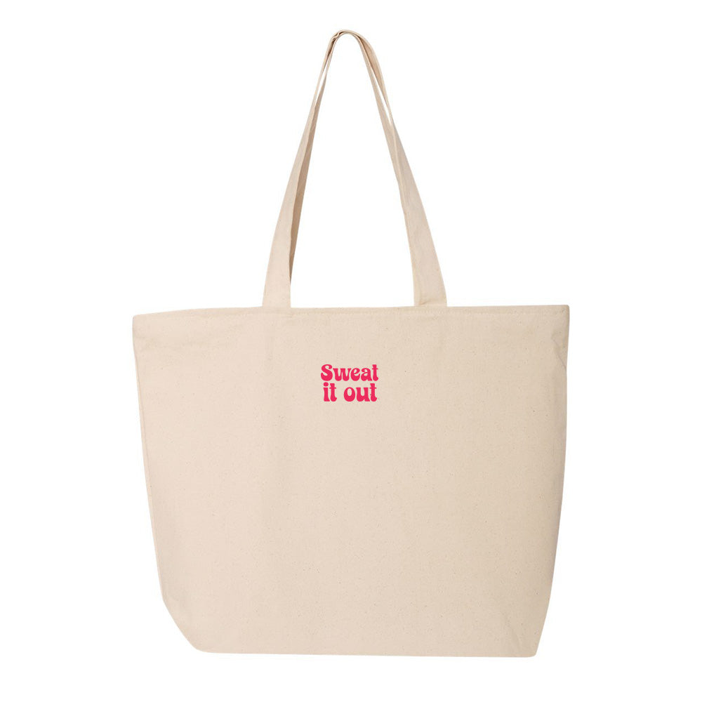 Sweat It Out Red Tote Bag