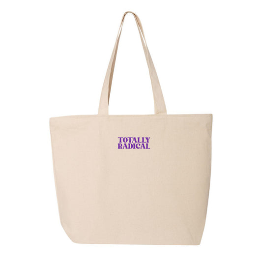 Totally Radical Purple Tote Bag