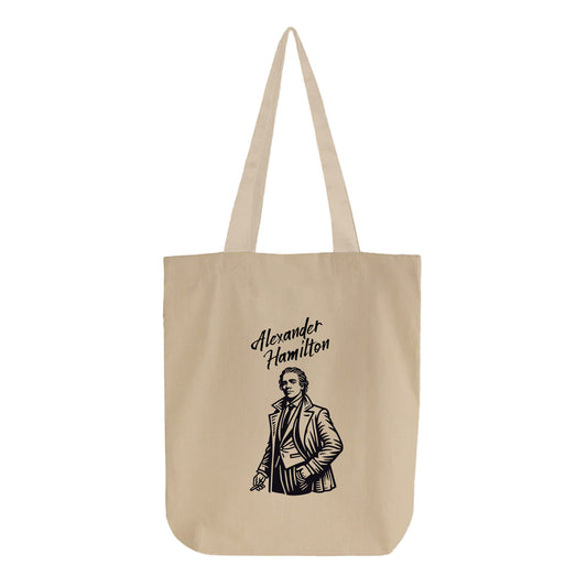 alexander hamilton gangster tote bag