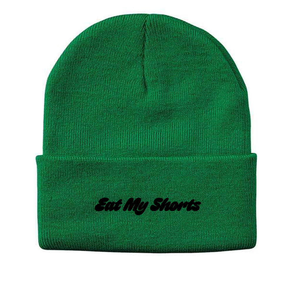 Eat My Shorts Black Beanie