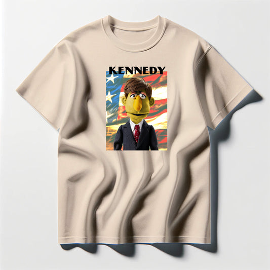 kennedy muppet flag  tee shirt