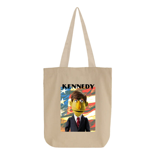 kennedy muppet flag tote bag