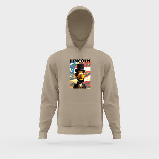 lincoln muppet flag hoodie