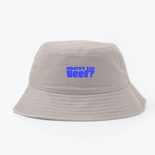 Where's the Beef? Blue Bucket Hat