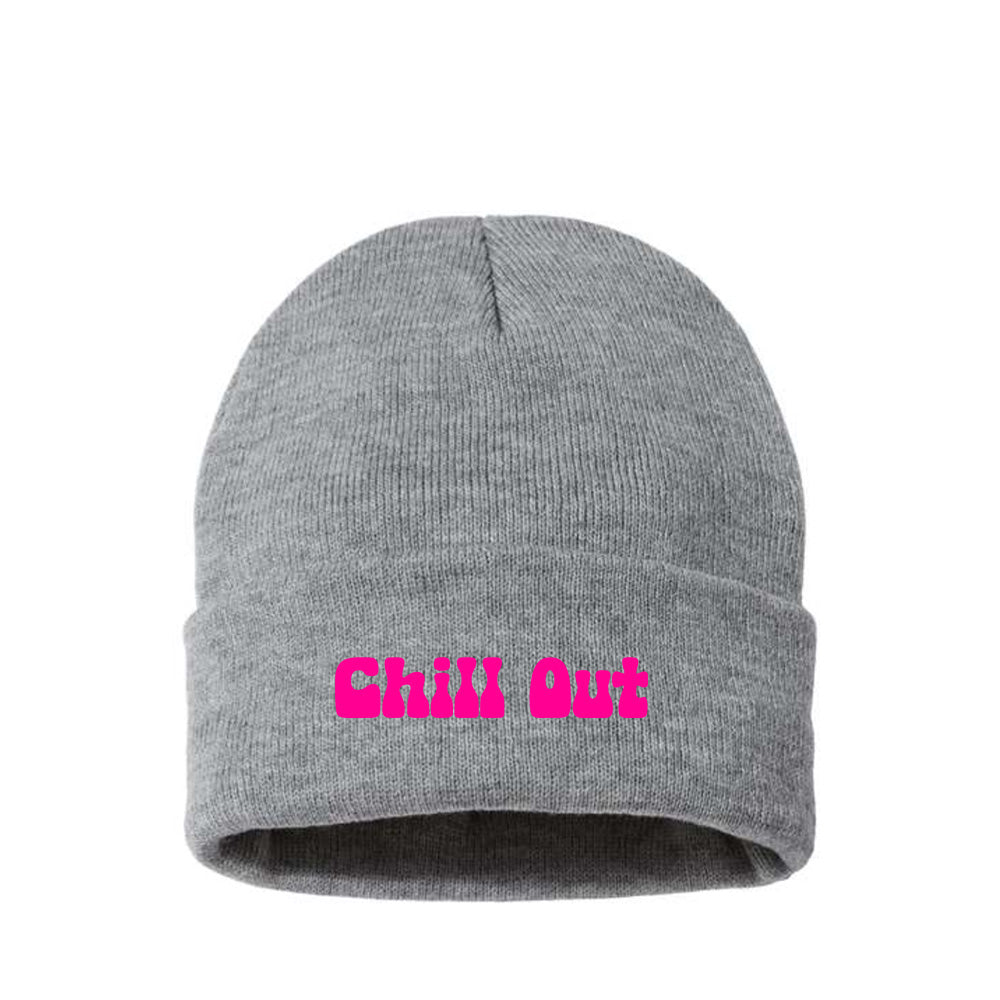 Chill Out Pink Beanie