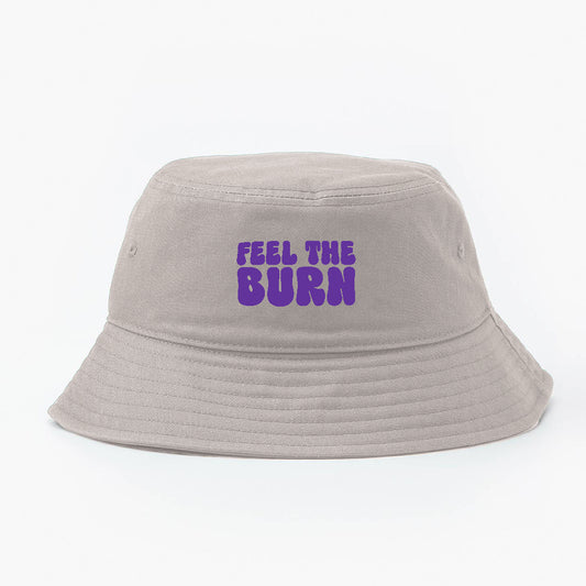 Feel The Burn Purple Bucket Hat