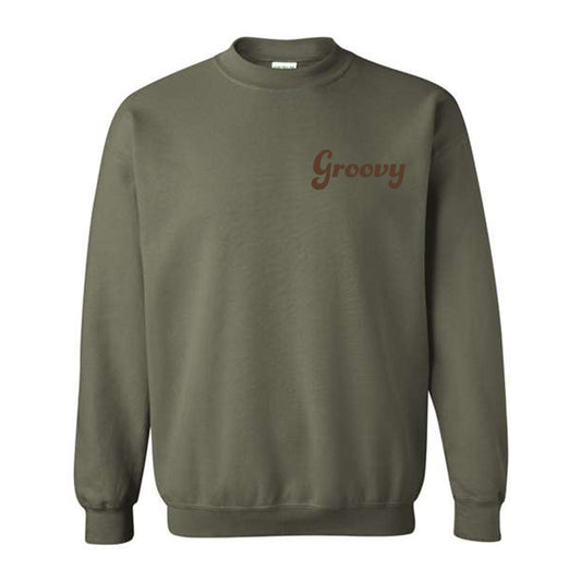 Groovy Brown Sweatshirt