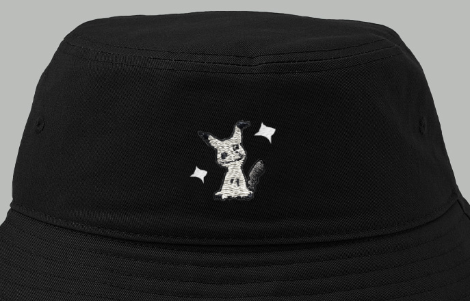 #0778 shiny bucket hat