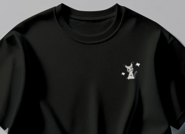 #0778 shiny tee shirt