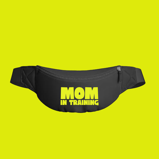 mom in training mint green fanny pack