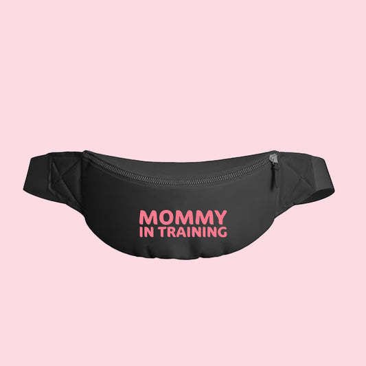 mommy in training pink fanny pack