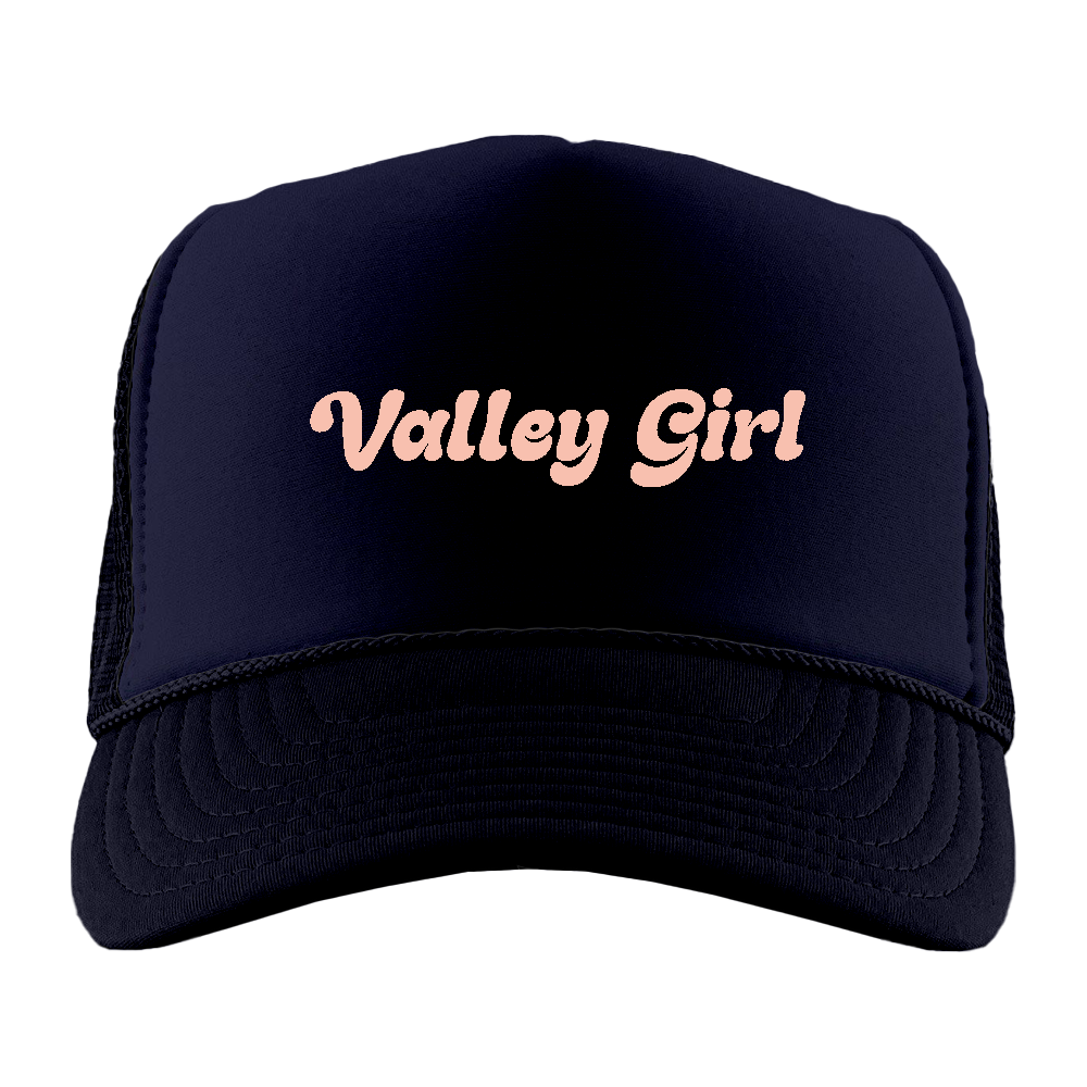 Valley Girl Peach Foam Trucker Hat