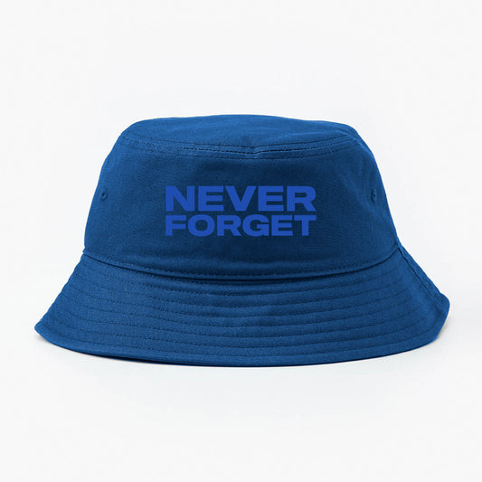 Never Forget Blue Bucket Hat