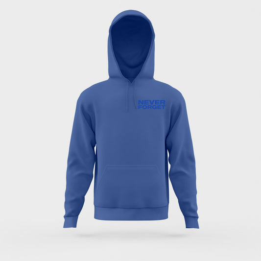 Never Forget Blue Hoodie