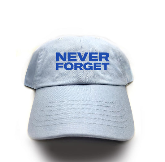Never Forget Blue Dad Hat