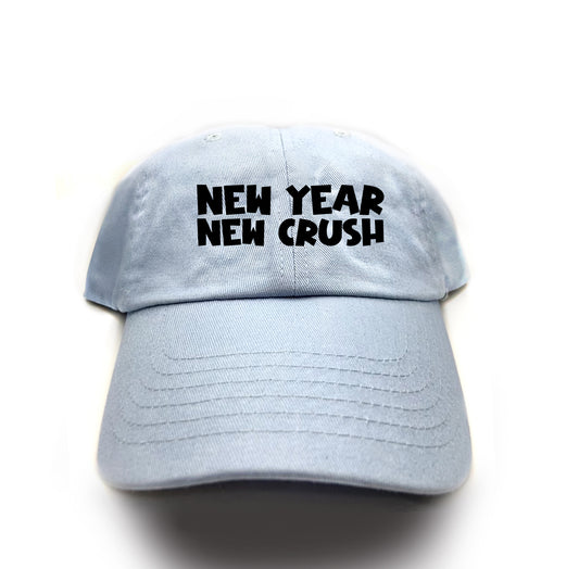 New Year New Crush Black Dad Hat