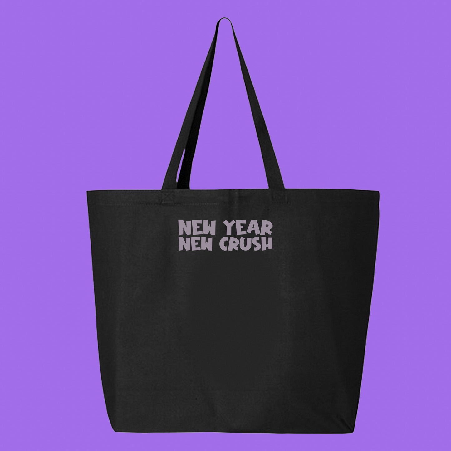 New Year New Crush Hazy Lilac Tote Bag