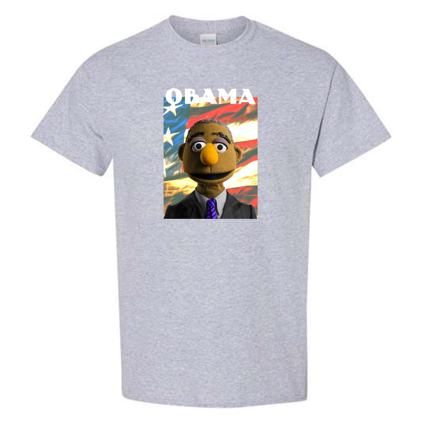 obama muppet flag tee shirt