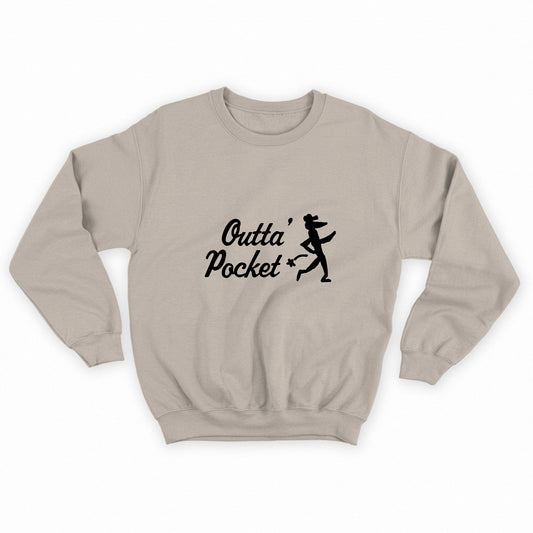 outta pocket main logo sweatshirt