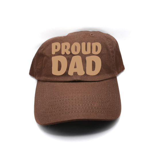 Proud Dad Brown Dad Hat