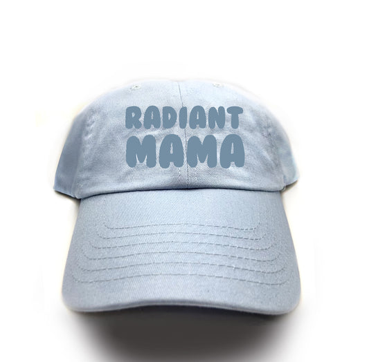 Radiant Mama Gray Blue Dad Hat
