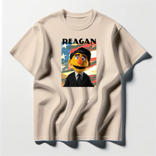 reagan muppet flag tee shirt