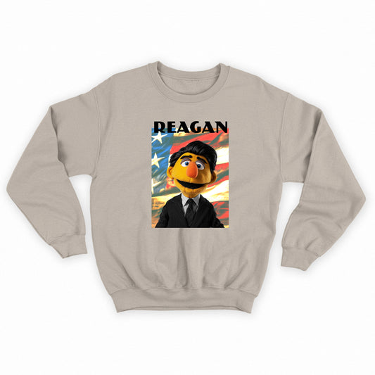reagan muppet flag sweatshirt