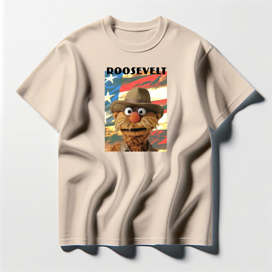 roosevelt muppet flag tee shirt