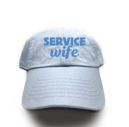 Service Wife Blue Dad Hat