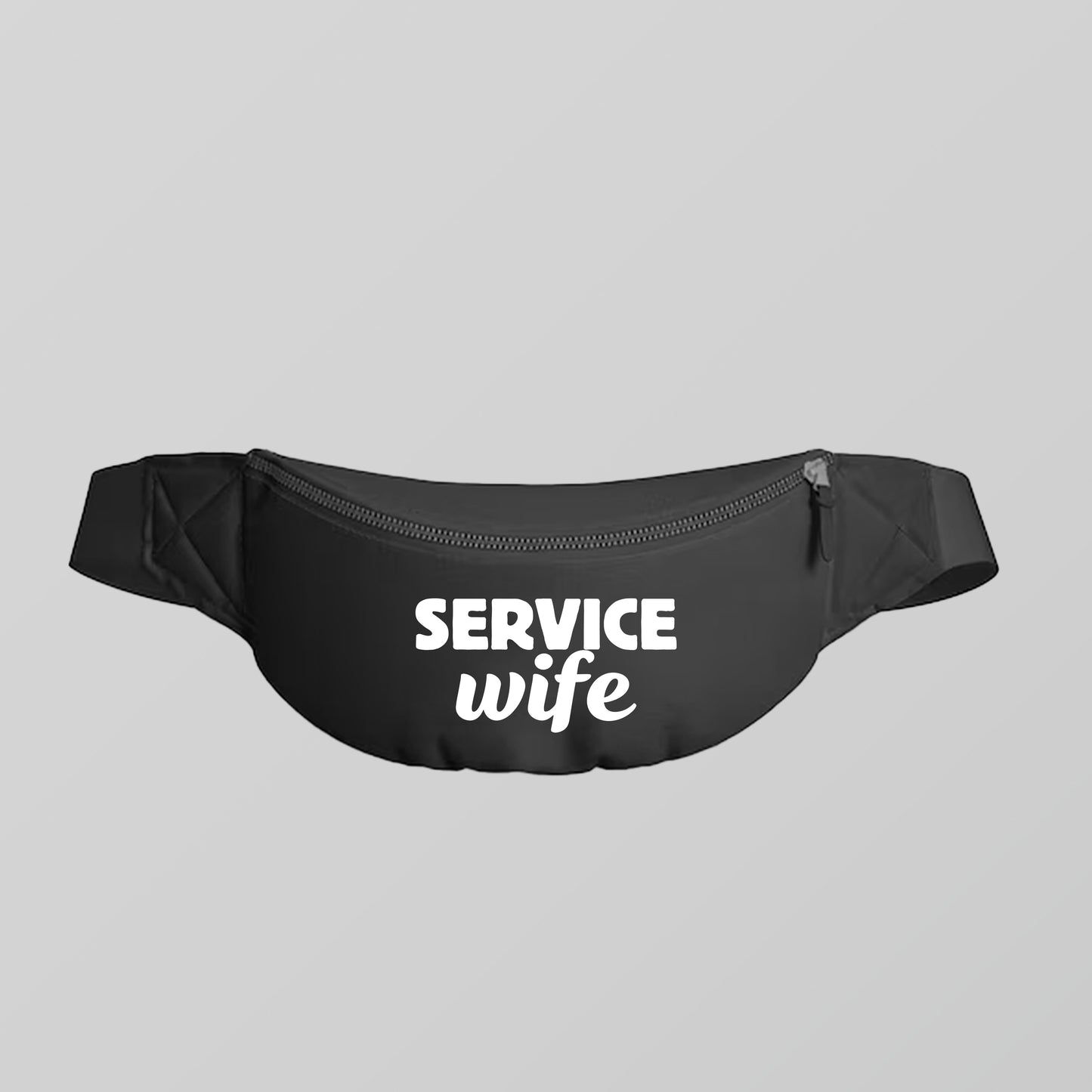 Service Wife White Fanny Pack