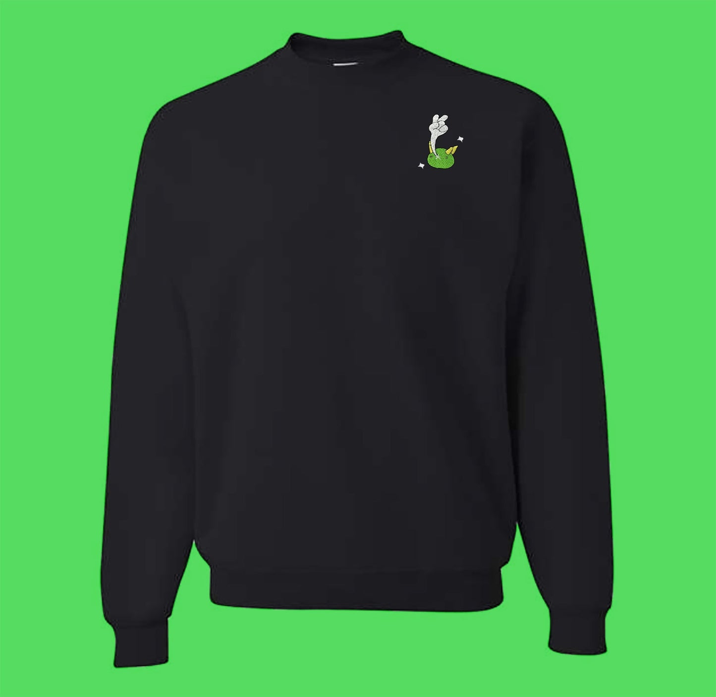 #0771 shiny sweatshirt