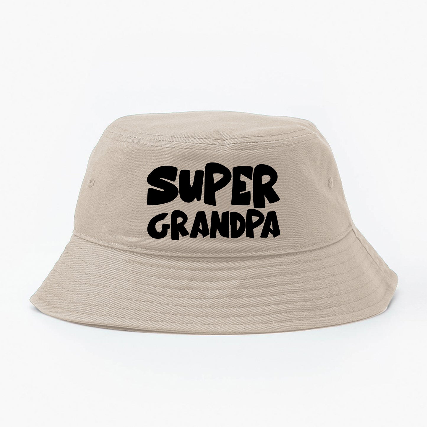 Super Grandpa Black Bucket Hat