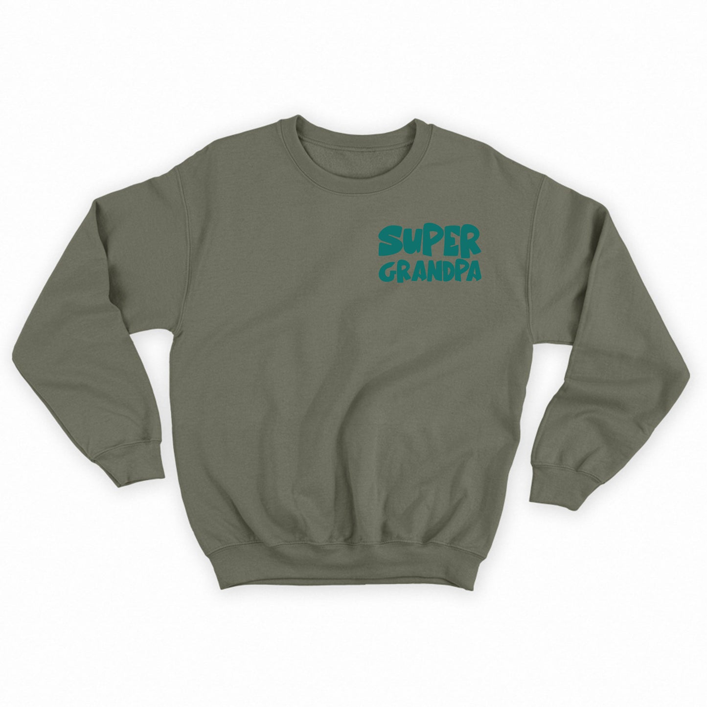 Super Grandpa Green Sweatshirt