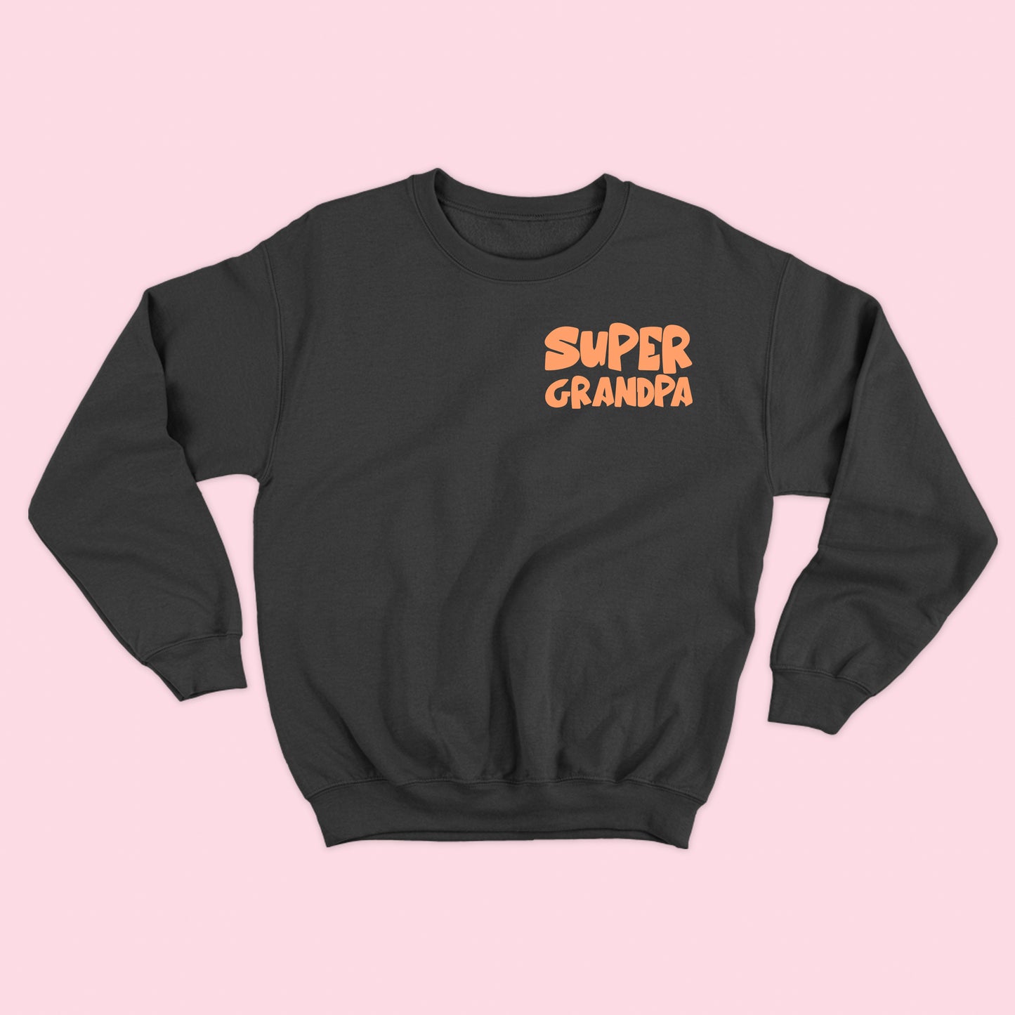 Super Grandpa Peach Sweatshirt
