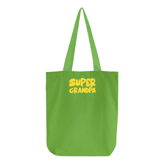Super Grandpa Yellow Tote Bag