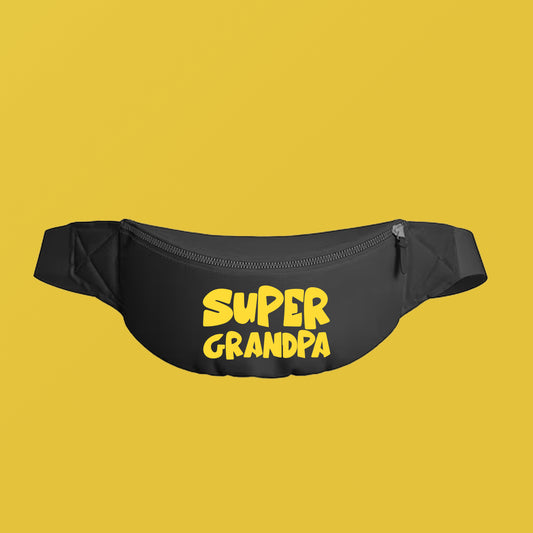 Super Grandpa Yellow Fanny Pack