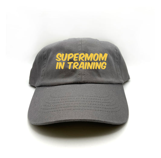 Supermom in Training Yellow Dad Hat
