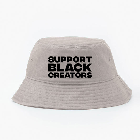 Support Black Creators Black Bucket Hat